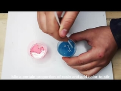 樹脂特性のための芸術的透明コーティング 泡のない滑らかな仕上げ