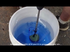 ストック 2つのコンポーネント 深い注入 エポキシ樹脂 100% 固体 超透明