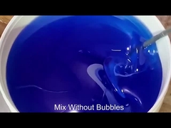 エポキシ硬化成分から成る深鋳型透明エポキシの上でのSGS漆