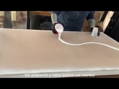 エポキシー の 輝き を 持つ 照明 テーブル