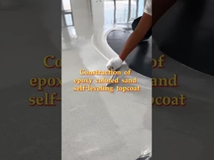 ガレージ の エポキシ 床:汚れ に 耐える 清潔 な 床