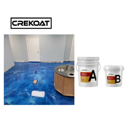 金属具体的なエポキシ樹脂床は紫外線保護Coating Naturally De Foamingを塗る