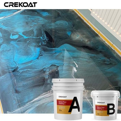 3D効果の金属エポキシの床のコーティングは汚れの化学薬品および摩耗に抵抗する