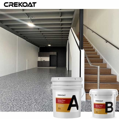 装飾用 フレイク エポキシ床 透明 トップコート 商業用スペース