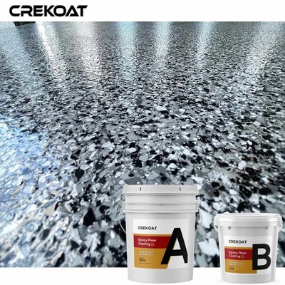 優秀な接着の青い薄片のエポキシの床コーティングの混合のDurability Naturally De Foaming