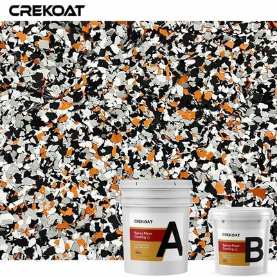 光沢度の高い薄片システム エポキシの床のコーティングの質の変化は光沢がある表面を作成する