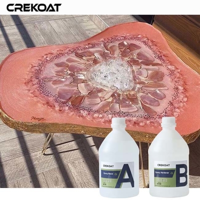 無垢な表面 透明なテーブルトップ エポキシ 混合し,DIY愛好家向けに簡単に適用できます